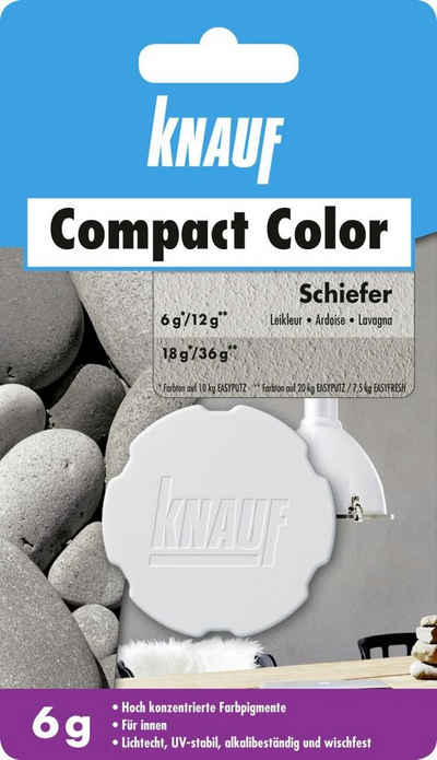 KNAUF Gips-Kalk-Putz Knauf Farbpigment Compact Color 6 g schiefer