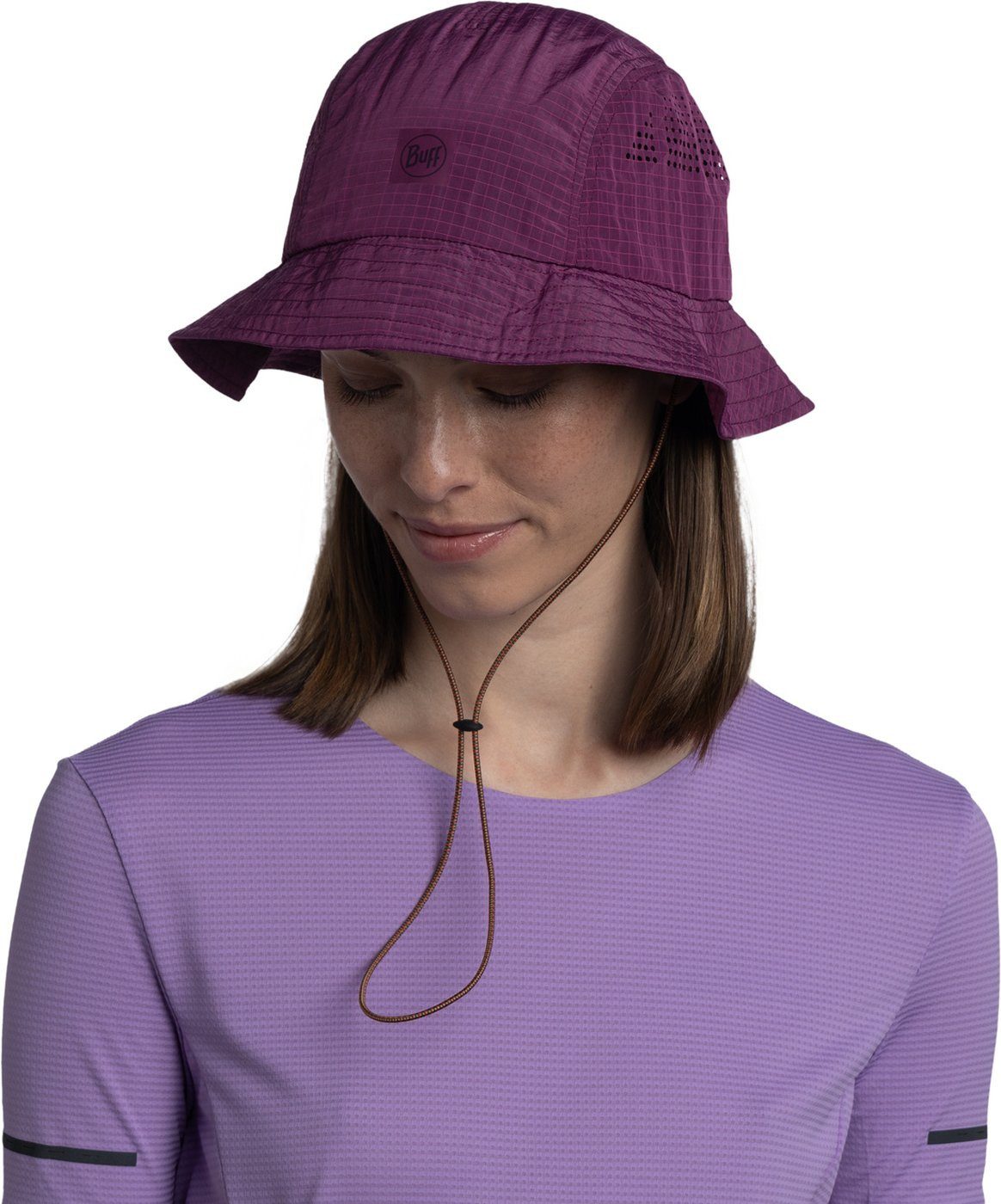 Buff Baseball Cap Go Bucket Hat SOLID PURPLISH