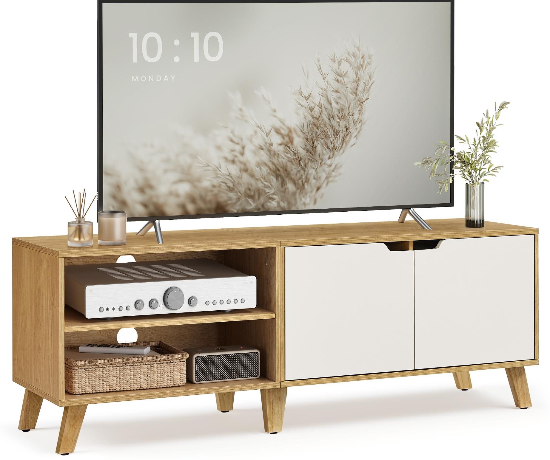 VASAGLE Lowboard TV-Schrank, Lange 140cm, für günstig online kaufen
