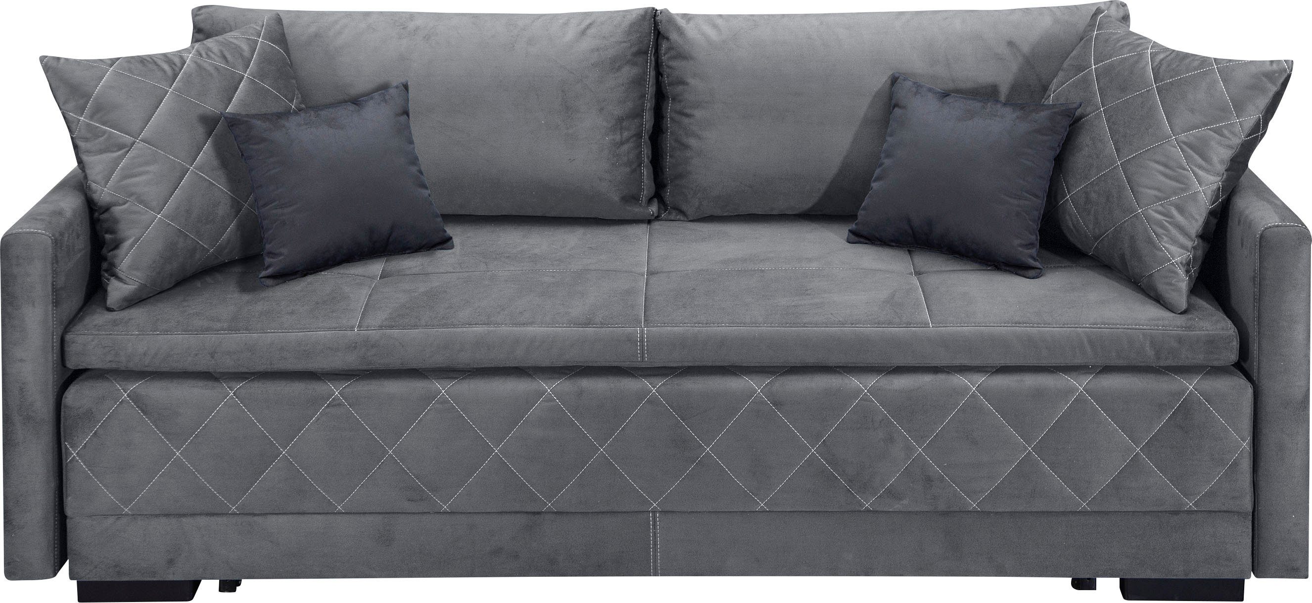 INOSIGN Schlafsofa Potsdam, mit Boxspringaufbau, Bettfunktion günstig online kaufen