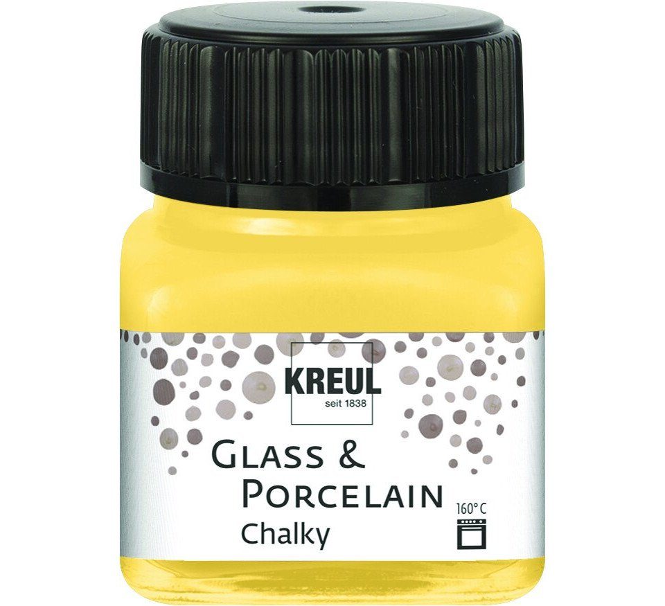 Kreul Künstlerstift Kreul Glass & Porcelain Chalky yellow safran 20 ml