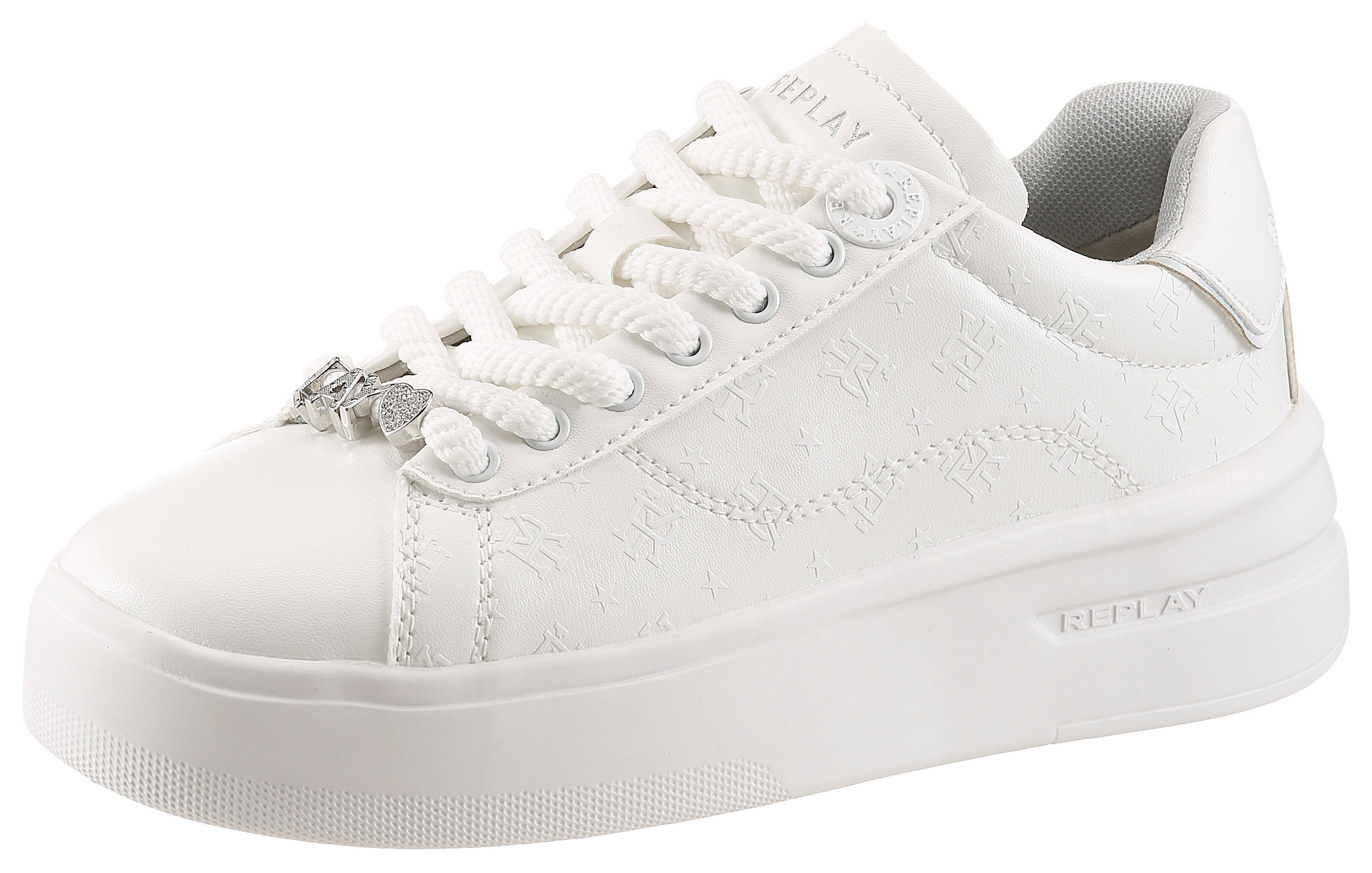 Replay Plateausneaker Halbschuh, Freizeitsneaker, Schnürschuh in cleaner Optik