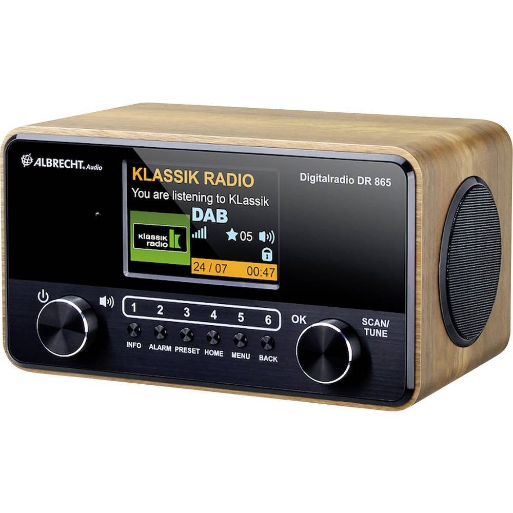 Albrecht Senior - Das bedienerfreundliche Digitalradio 27865 Radio (Barrierefrei, Inkl. Fernbedienung, Tastensperre, Weckfunktion)