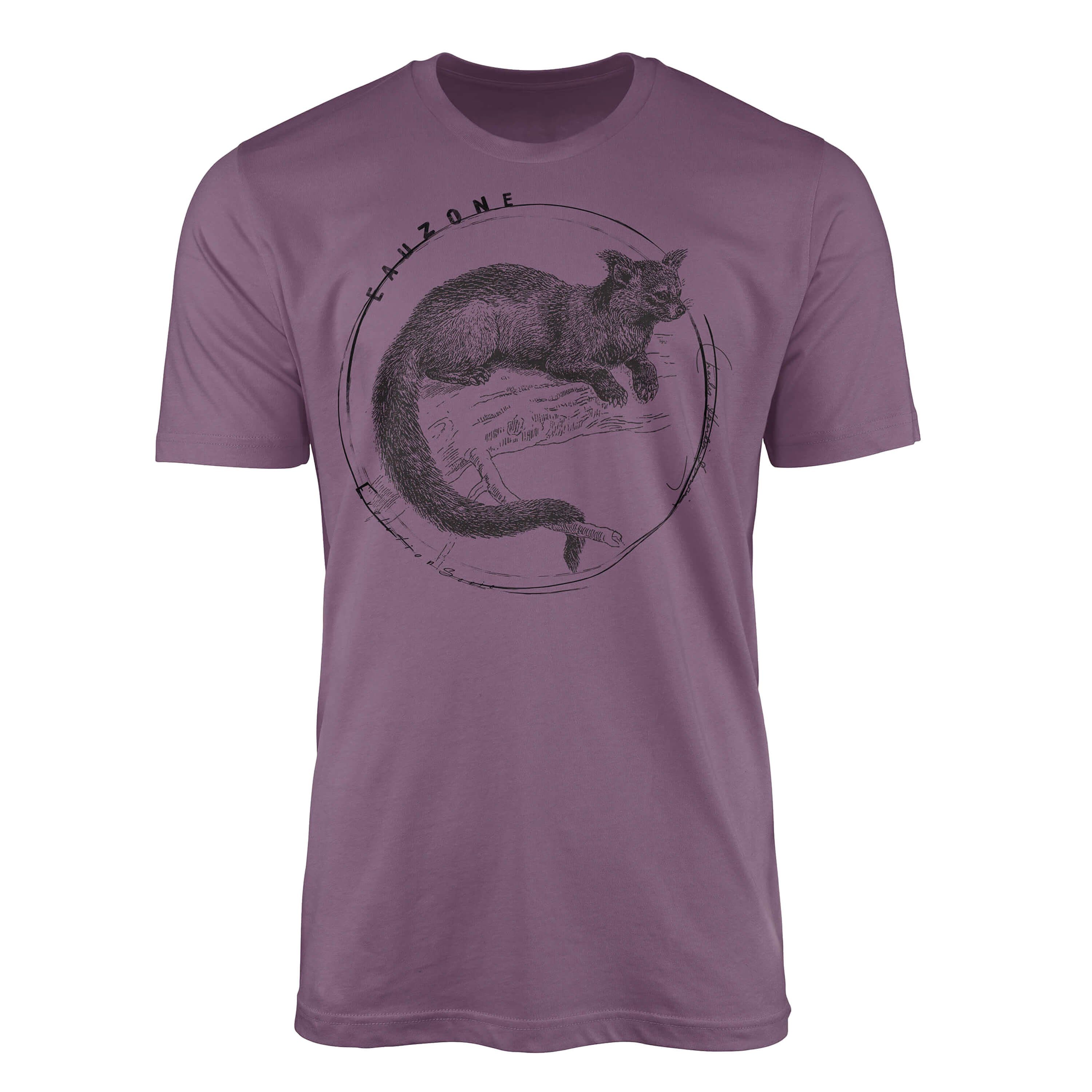 T-Shirt Shiraz Evolution Sinus Herren Marderbär T-Shirt Art