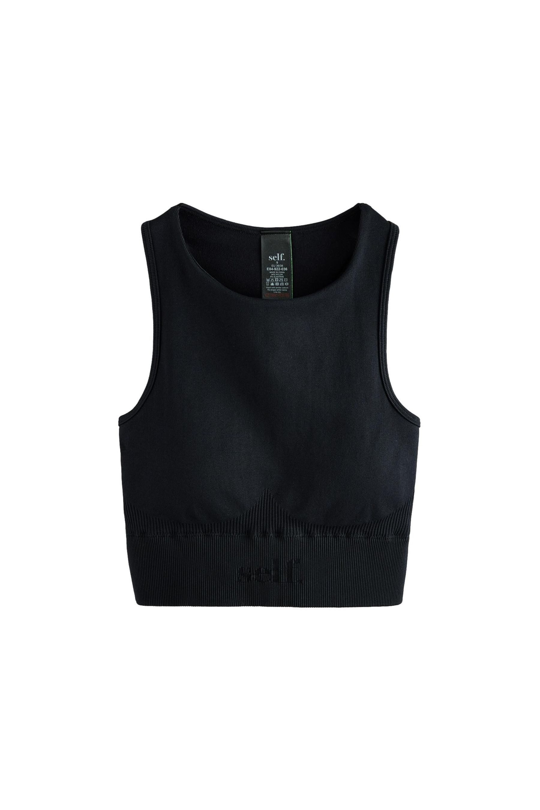 self Crop-Top Self. Nahtloses Crop Fit Sport-Top (1-tlg)