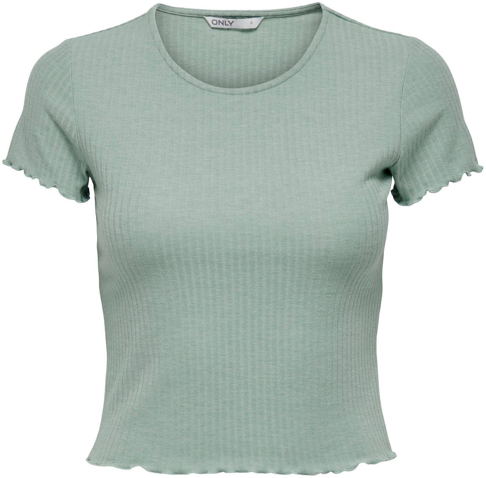 ONLY Rundhalsshirt ONLEMMA S/S SHORT TOP günstig online kaufen
