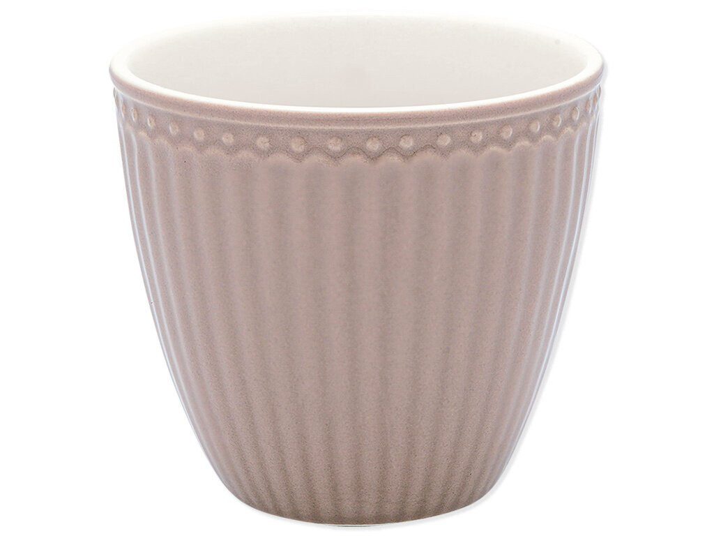 Greengate Becher Latte Tasse Alice Everyday, Steingut