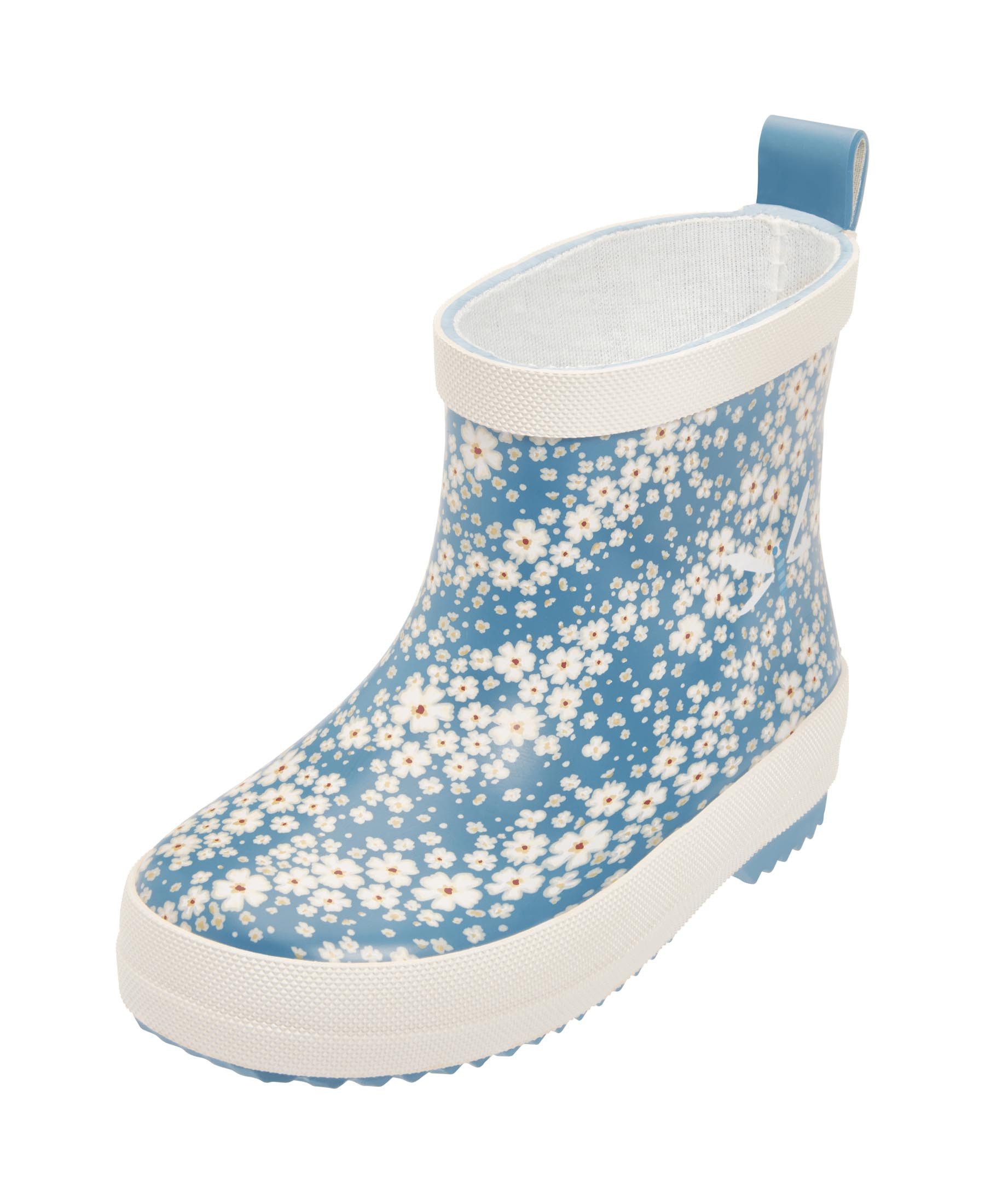 Playshoes Gummistiefel Halbschaft Blumen Gummistiefel