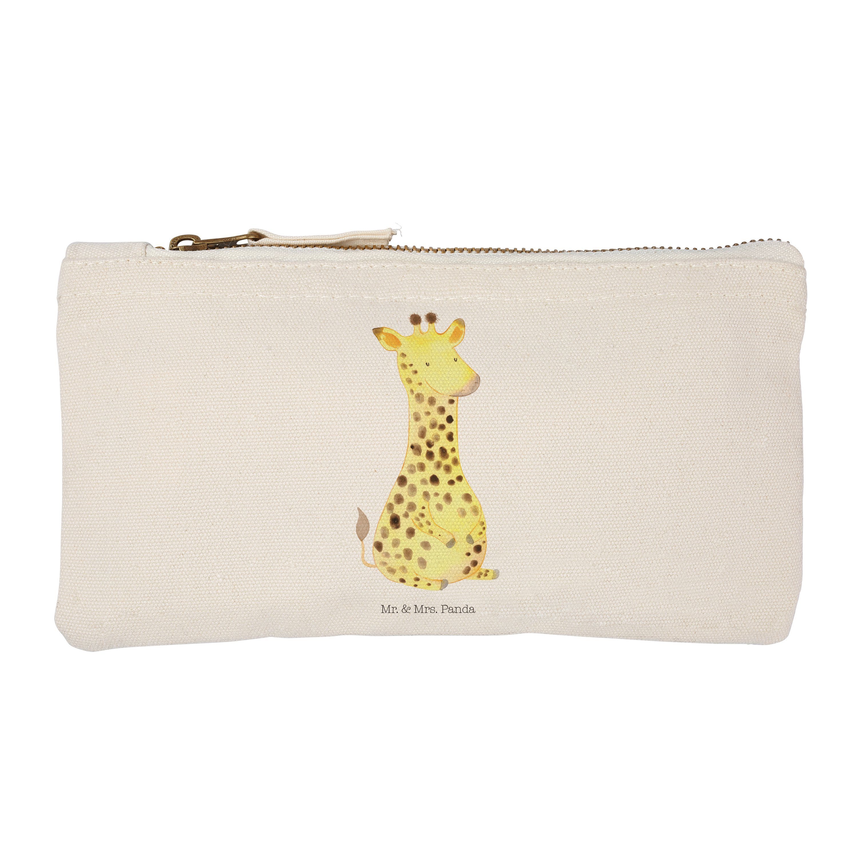 Afri Giraffe Glück, Mr. klein, Weiß Panda Geschenk, Schminktasche Zufrieden (1-tlg) Mrs. Kosmetiktasche - - &