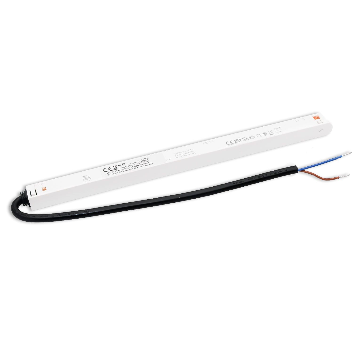 ISOLED Stromschienensystem "Track48" Kunststoff, weiß, 100W, IP20, Schienen-Netzteil, 29.7029 cm