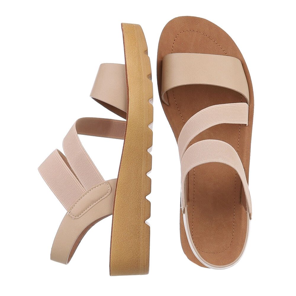 Ital-Design Damen Freizeit Riemchensandalette (86345243) Keilabsatz/Wedge günstig online kaufen