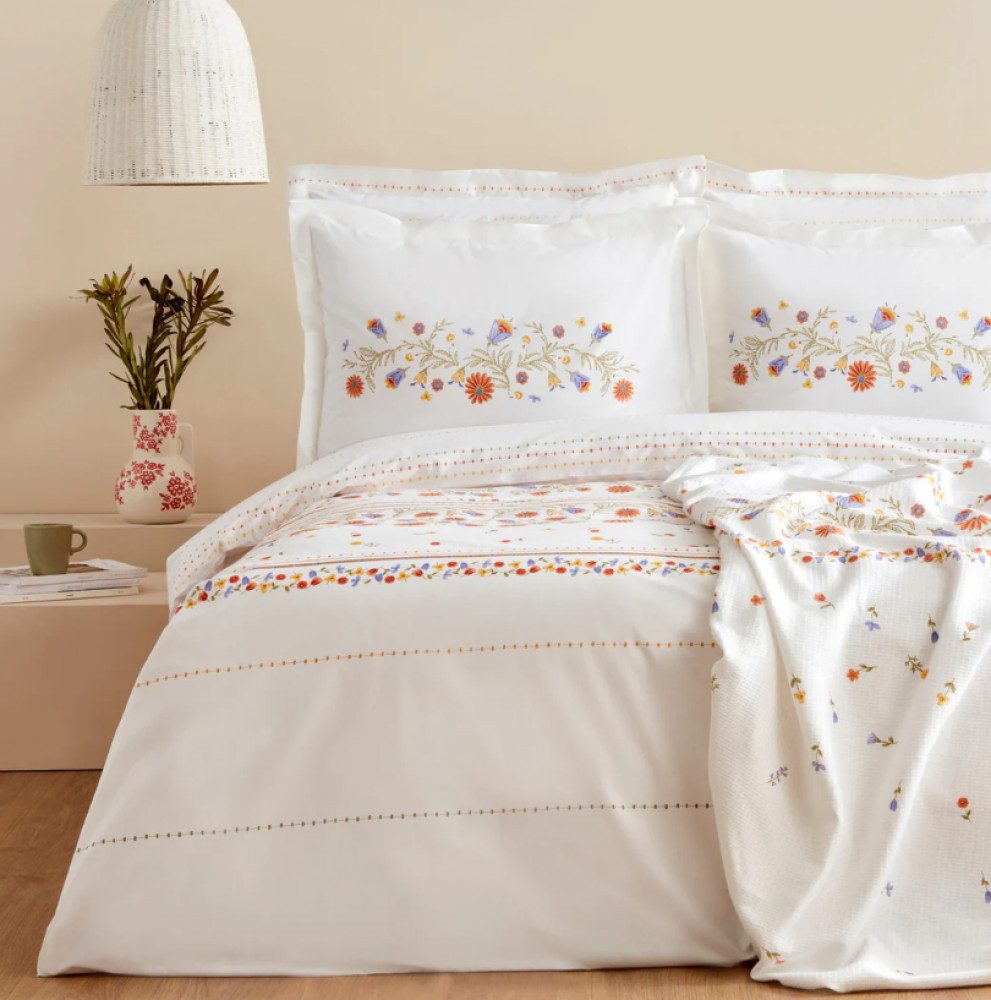 Karaca Bettwäsche Clarice 100% Baumwolle Doppelbett günstig online kaufen
