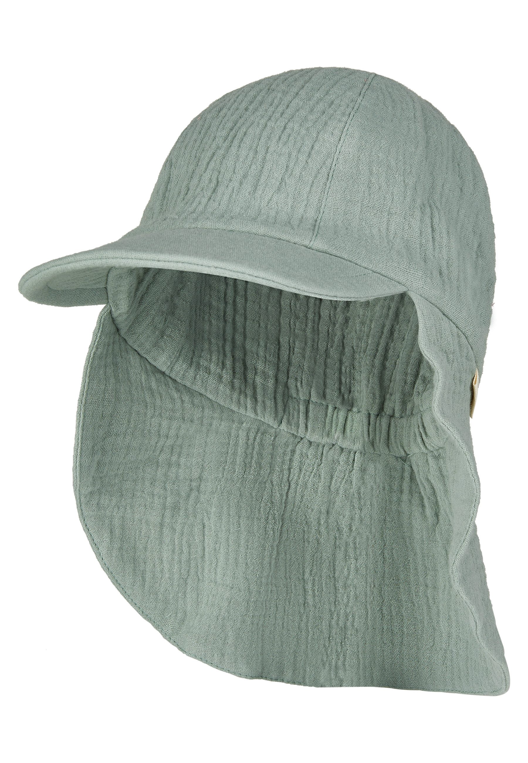 Sterntaler® Beanie Schirmmütze mit Nackenschutz Musselin günstig online kaufen
