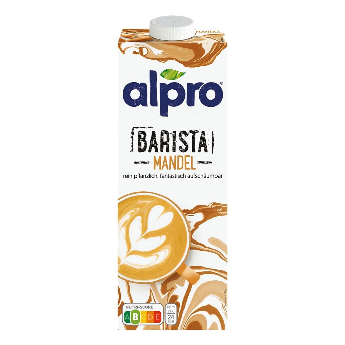 Alpro Barista Mandel, 1 Liter, Milchalternative / Mandeldrink
