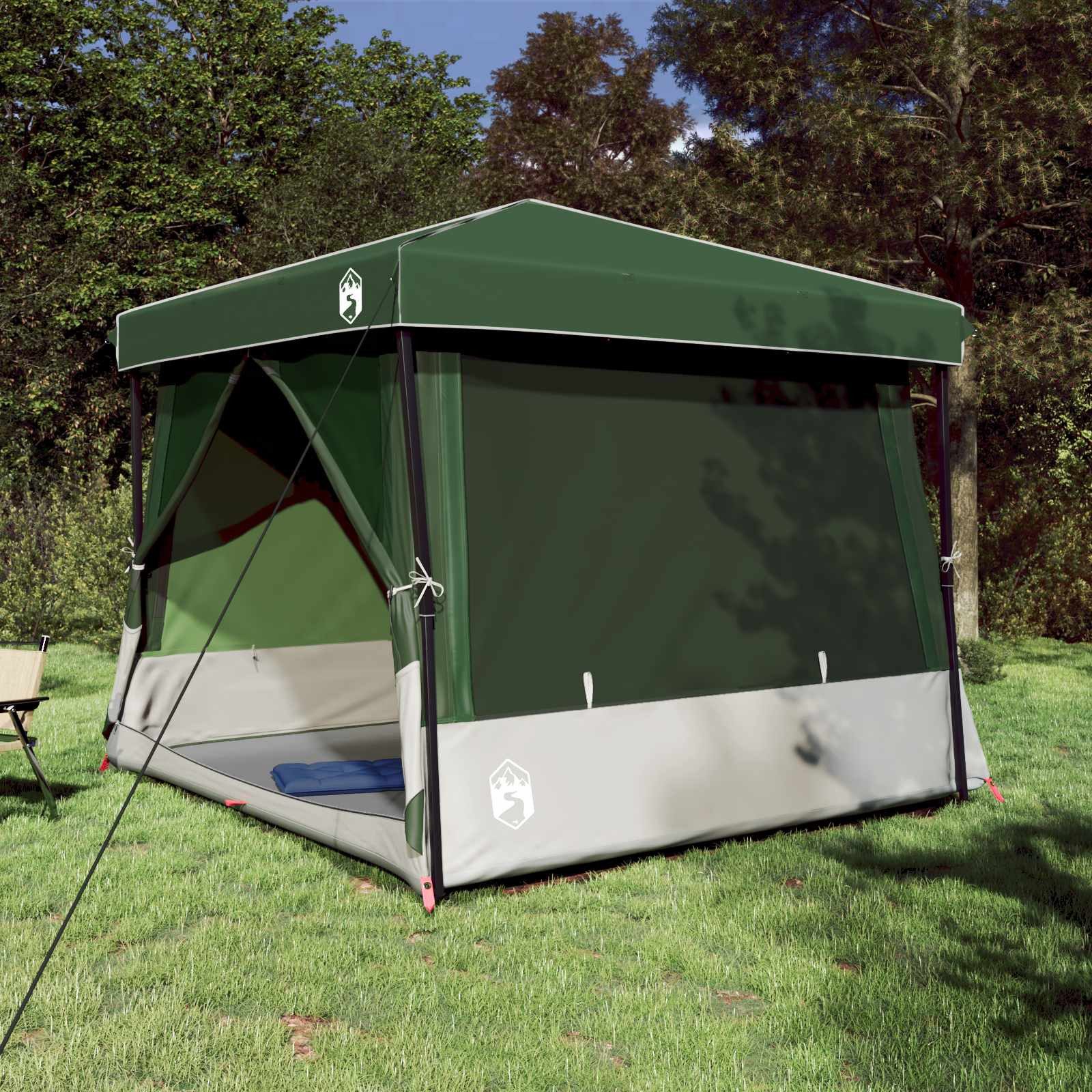 Faltzelt Campingzelt-Set 534 x 291 x 251 cm Grün