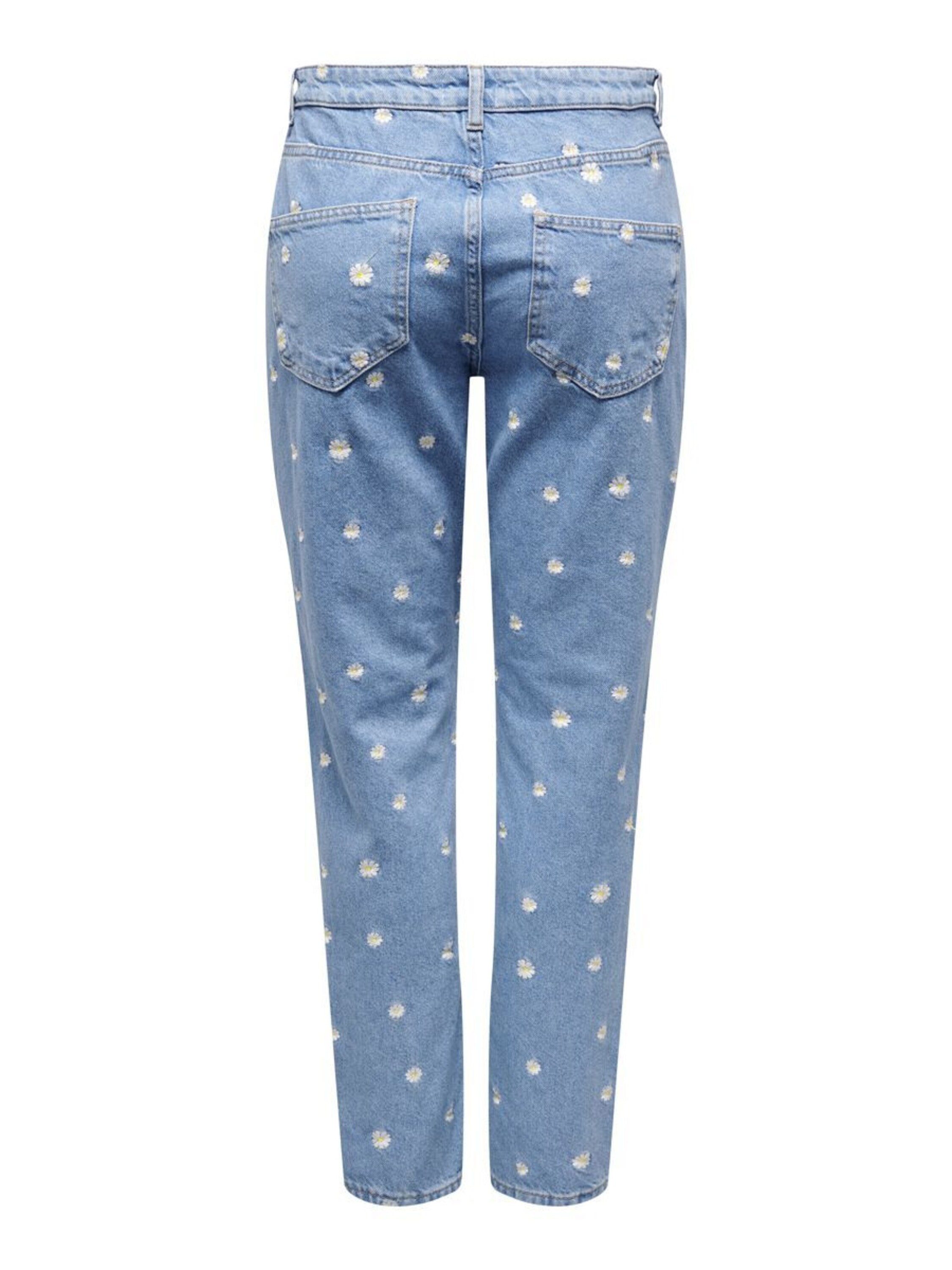 ONLY 7/8-Jeans (1-tlg) Stickerei
