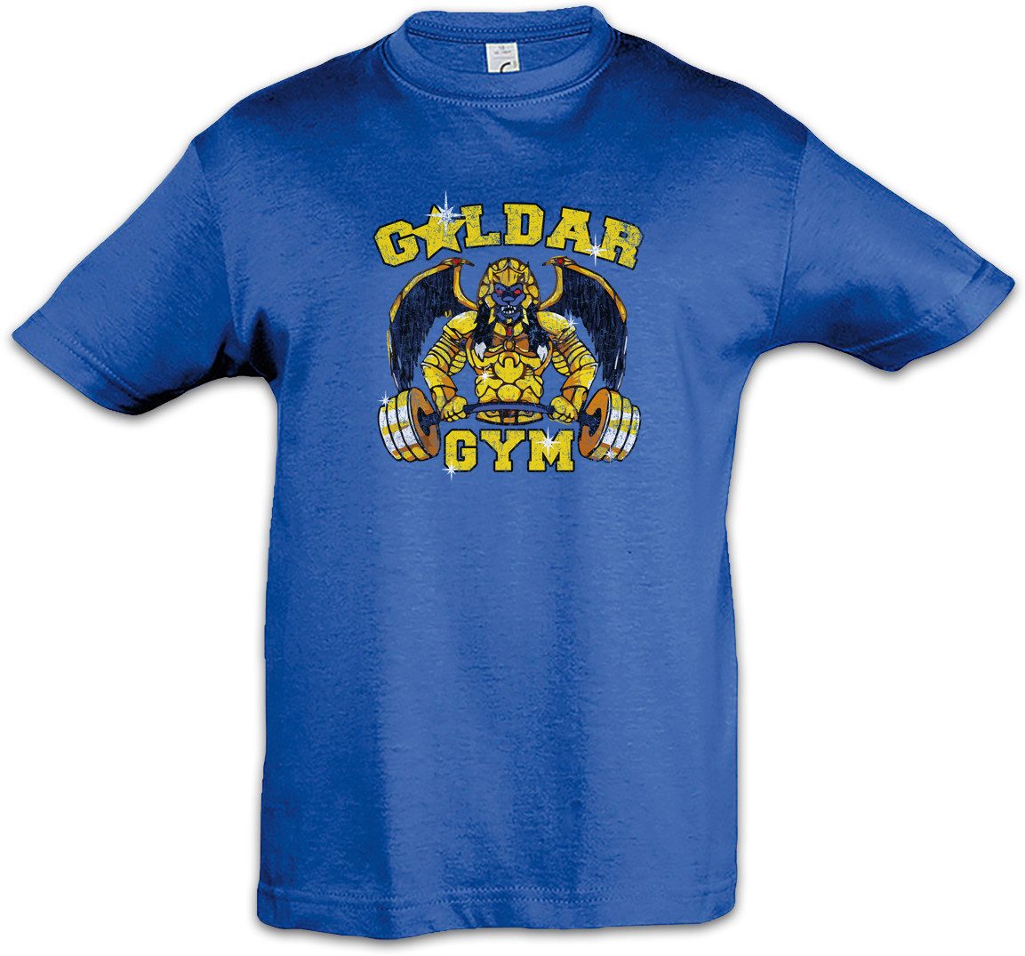 Print-Shirt Goldar Power Gym Kinder T-Shirt No Pain Gain Power Training Body