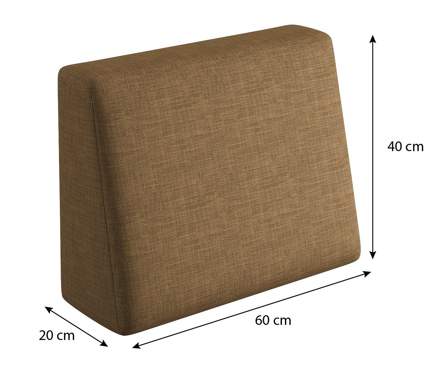 sunnypillow Rückenkissen Palettenkissen mit abnehmbarem Bezug Seitenkissen günstig online kaufen