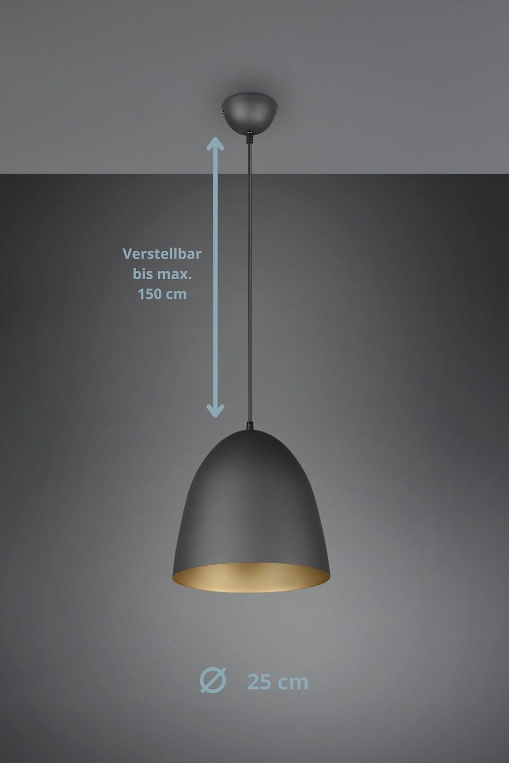 lightling Pendelleuchte Mathilda, ohne Leuchtmittel, moderne günstig online kaufen