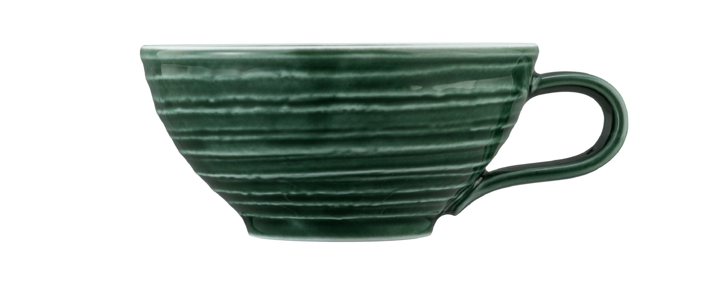Seltmann Weiden Becher Seltmann Weiden Terra Moosgrün Teeobertasse 0,14 l, Porzellan
