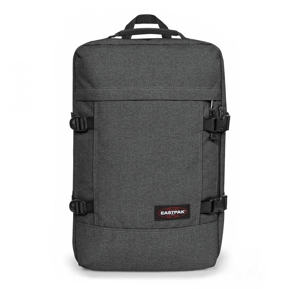 Eastpak Reisetasche TRAVELPACK Black Denim, Dunkelgrau 2in1 Reisetasche und Rucksack