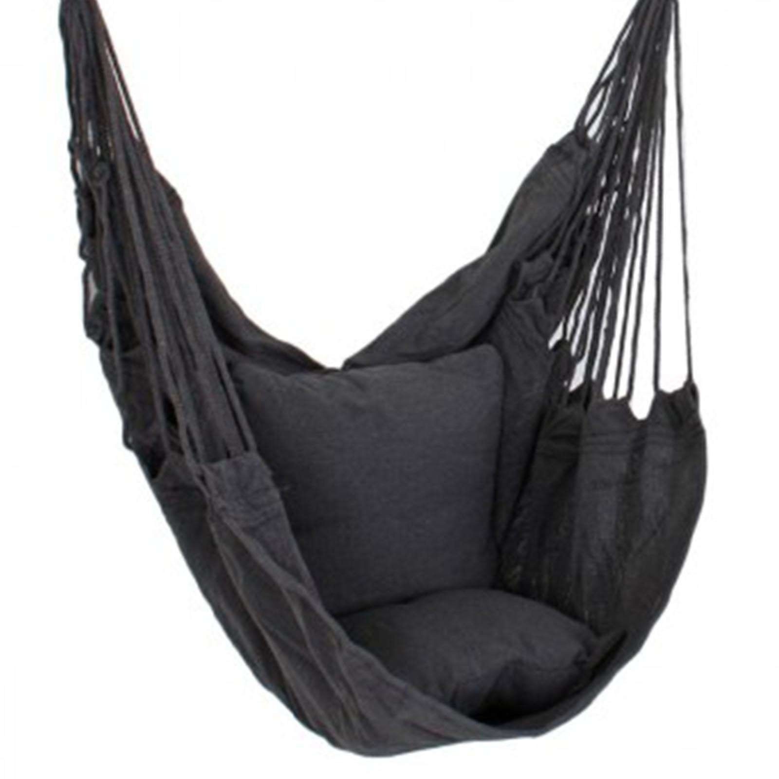 Garden Pleasure Hängesessel Hängesessel TOBAGO anthrazit Hängesitz, Maße: Breite 90 cm Höhe 120 cm Tiefe 60 cm