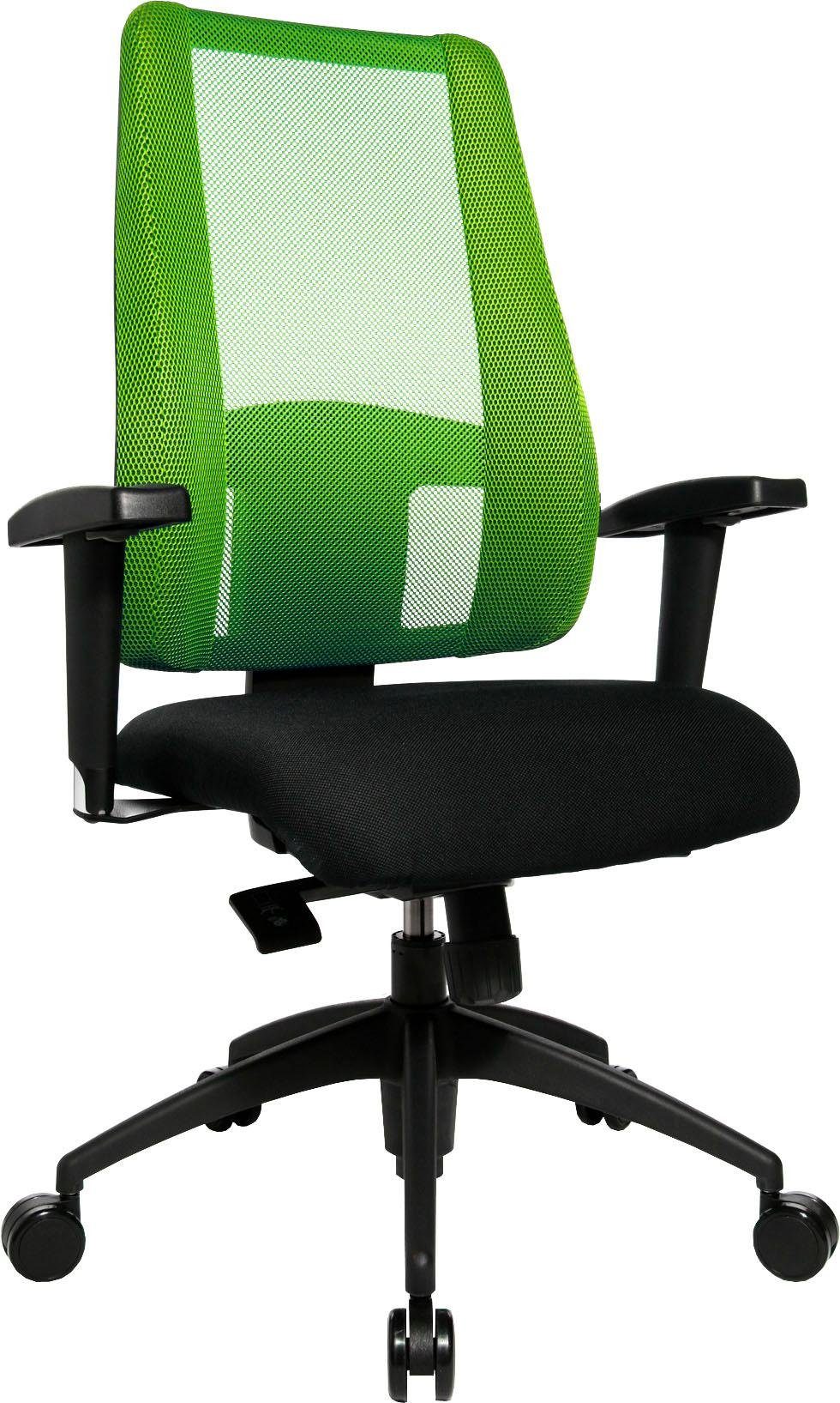 TOPSTAR Bürostuhl Lady Sitness Deluxe schwarz/grün