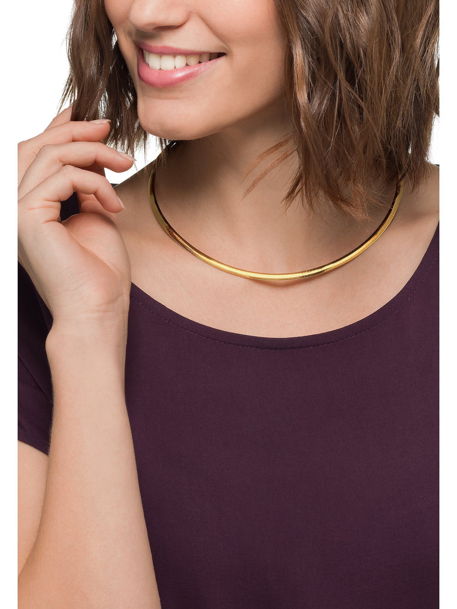 CHRIST Goldkette CHRIST Damen-Halsreif 5...