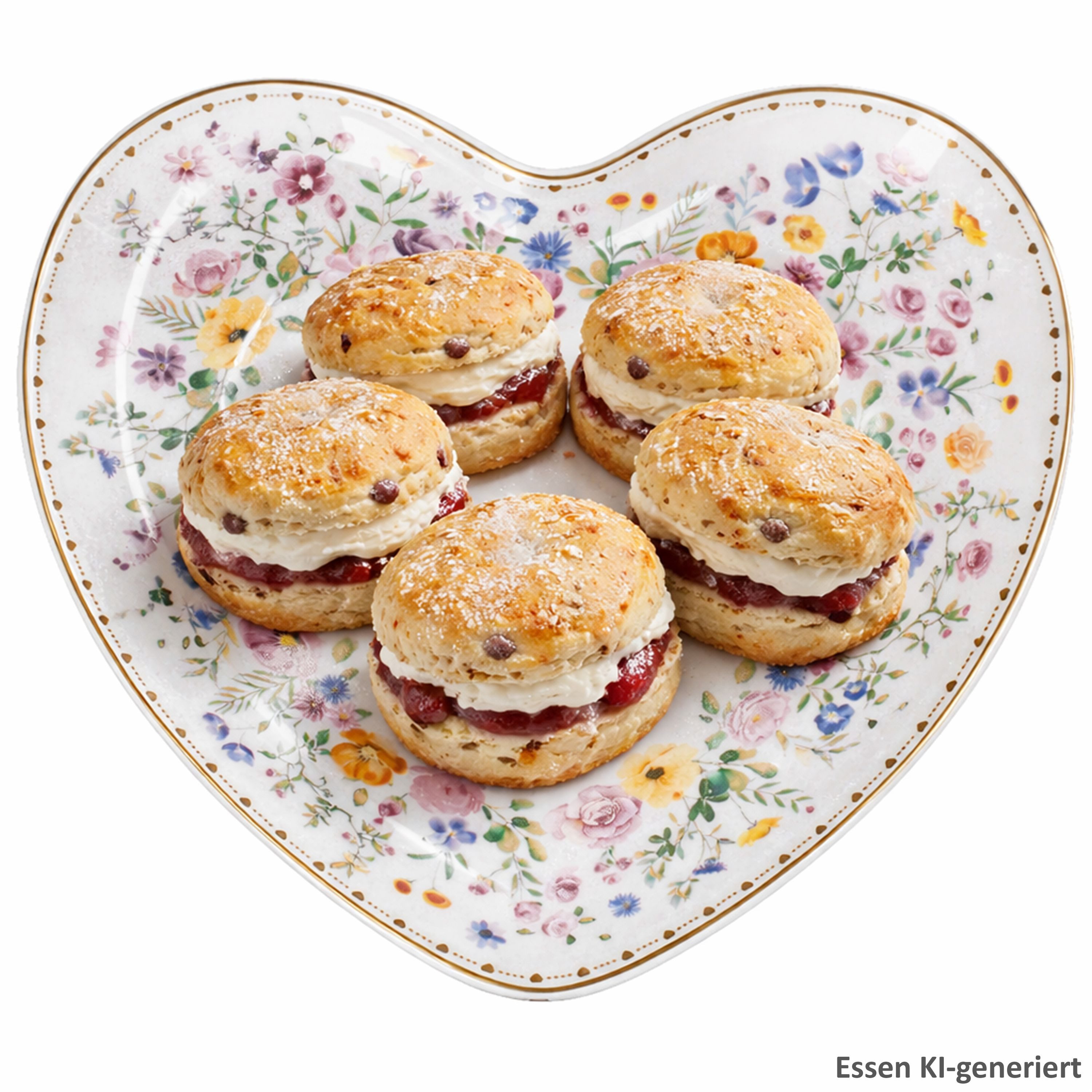 MamboCat Servierplatte MamboCat Mon Amour Servierplatte Herzform Porzellan Teller groß Kuchen, Porzellan