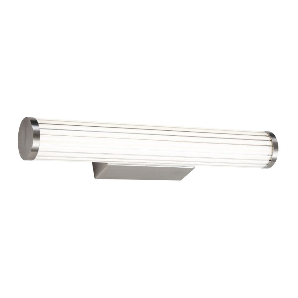 Qazqa Wandleuchte Coco, LED fest integriert, Extra-Warmweiß, QAZQA Wand­leuchte, integrated, gunmetal, Kunststoff, Retro