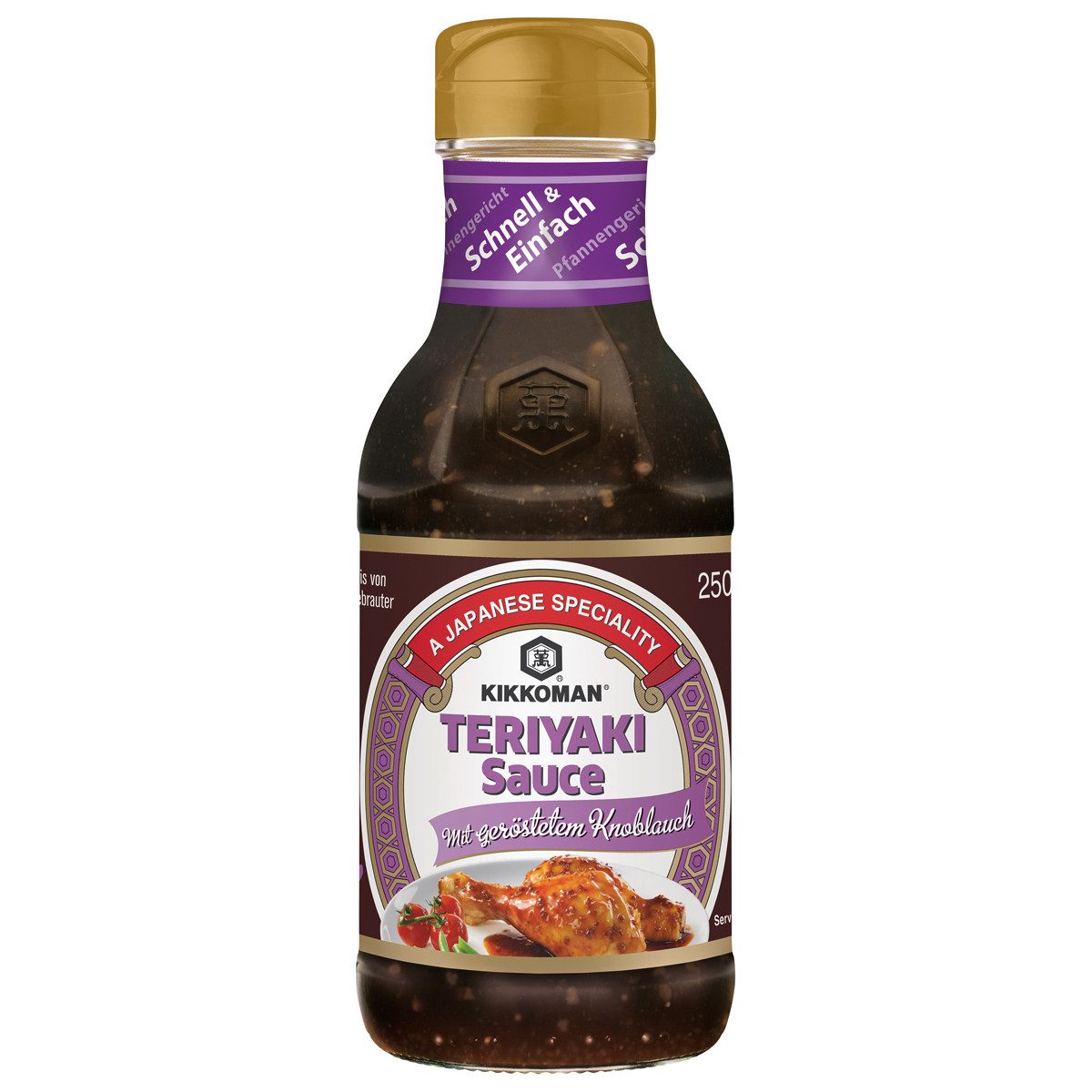 Develey Saucen, Kikkoman Teriyaki Knoblauch Sauce 250ml