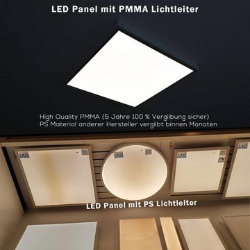 VBLED LED Panel LED Panel - weiß - 120 x 30cm - 4000K - 36W - nicht dimmbar, LED fest integriert, neutralweiß