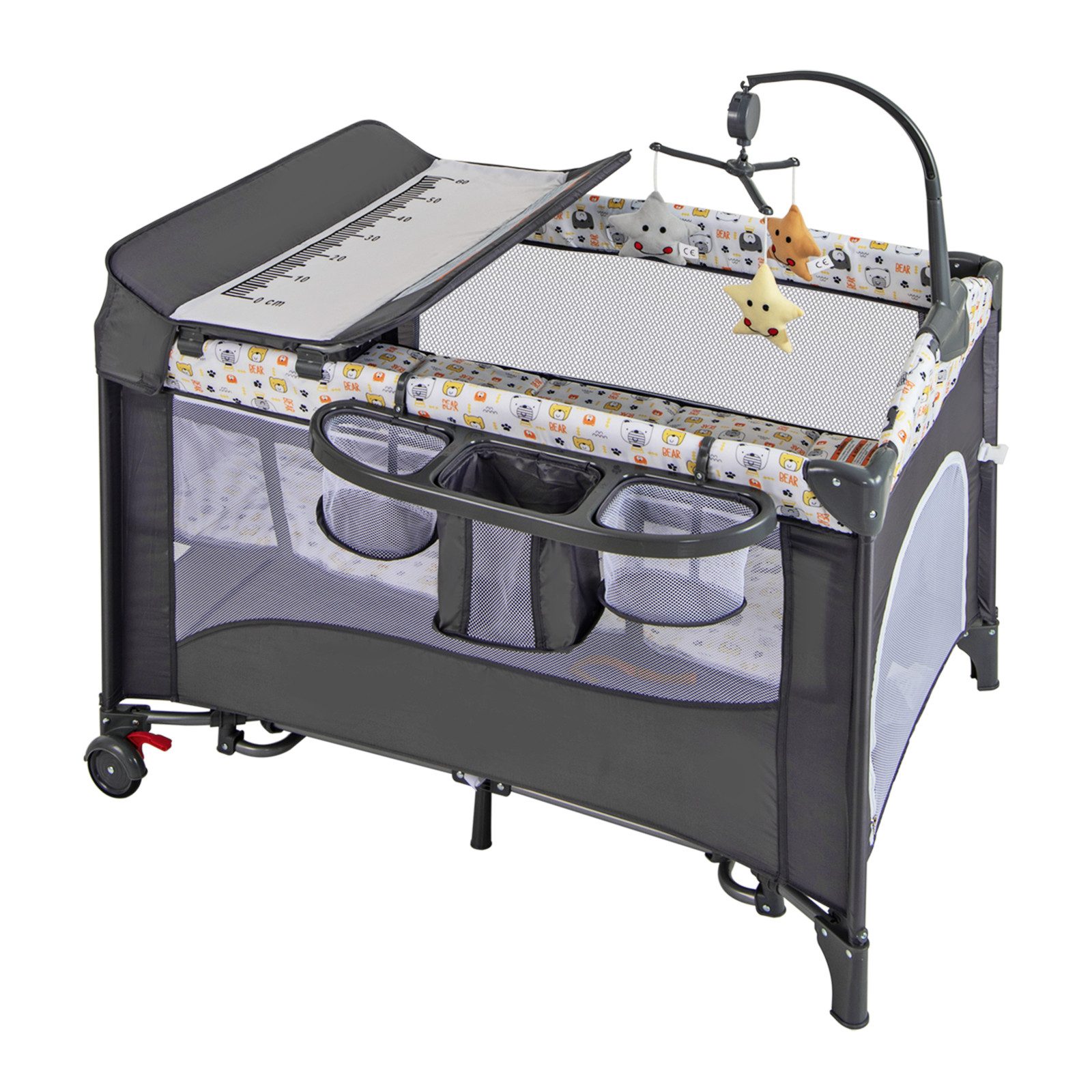 COSTWAY Beistellbett, 5 in 1 Babybett, günstig online kaufen