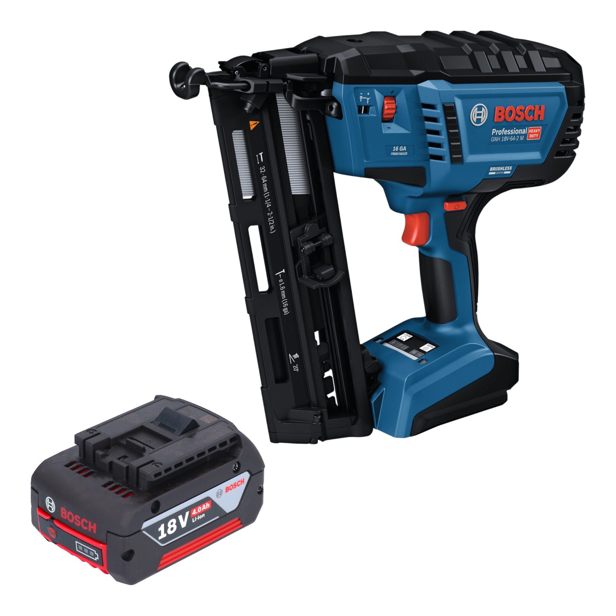 Nagler GNH 18V-64-2 M Professional 18 V + 1x Akku 4,0 Ah - ohne Ladegerät