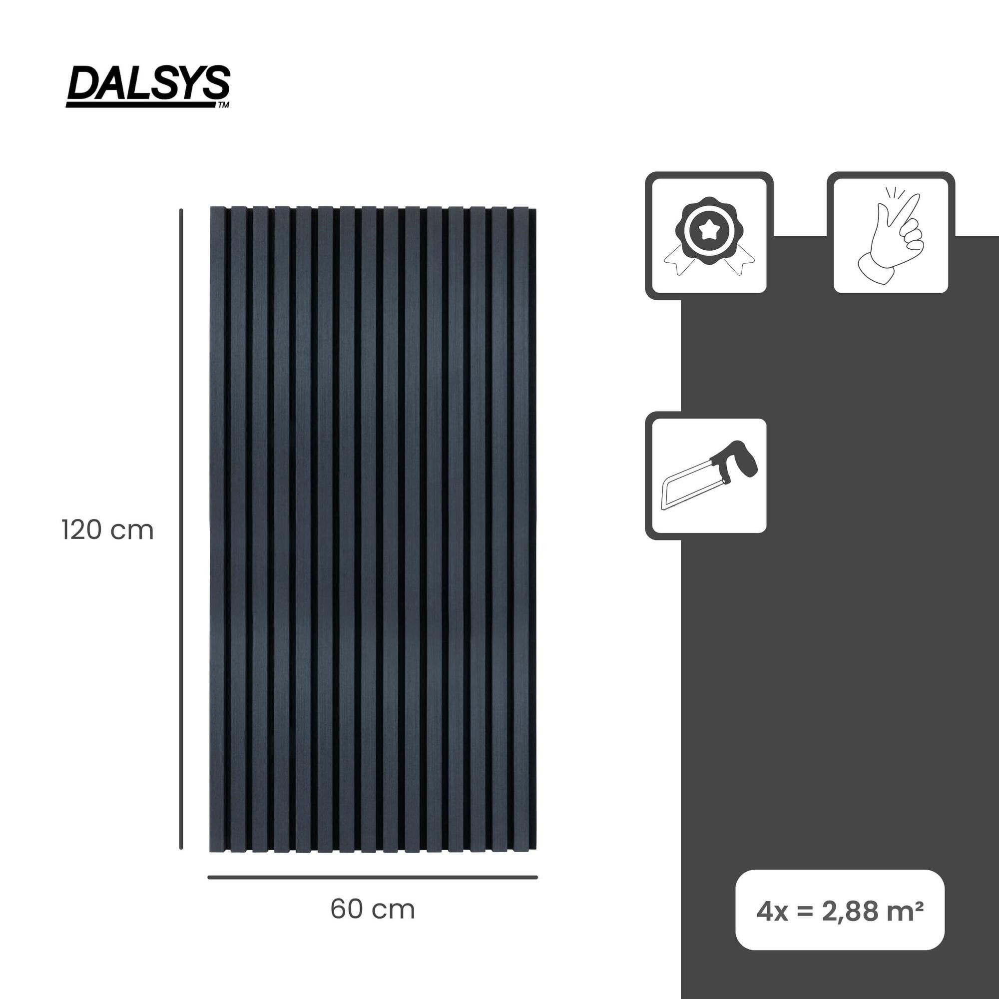 Dalsys Wandpaneel Akustikpaneele, BxL: 60x120 cm, günstig online kaufen