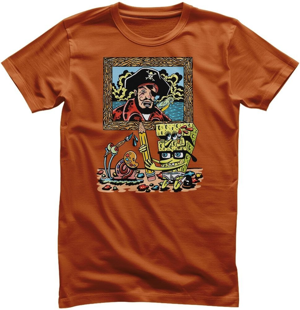 Spongebob Schwammkopf T-Shirt Patchy The Pirate T-Shirt