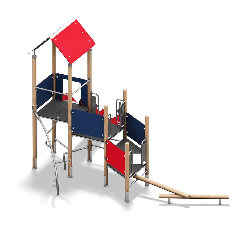 Playparc Klettergerüst Etolis Spielanlage 5, Für Kita, Schule, Spielplatz und öffentliche Bereiche