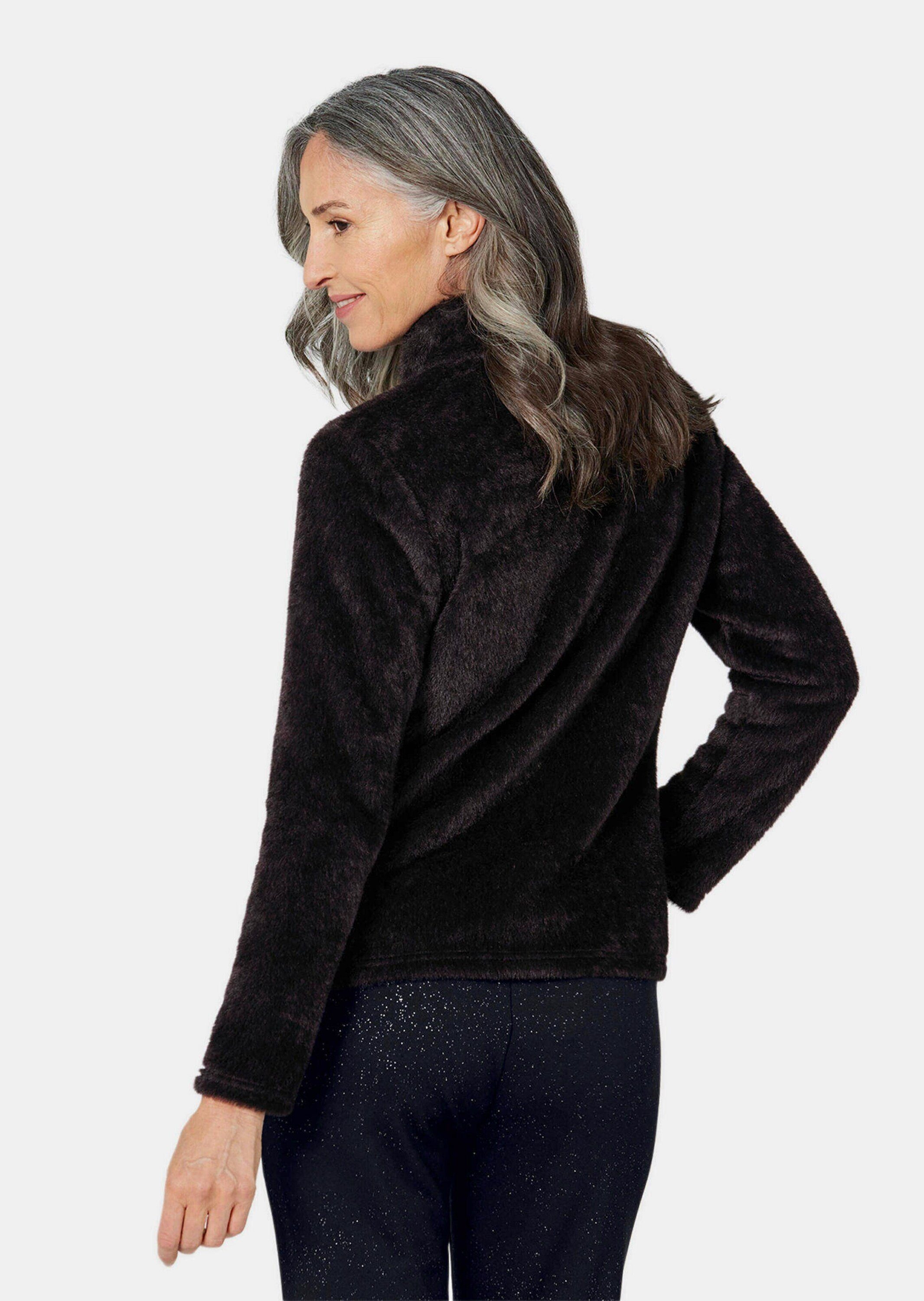 GOLDNER Outdoorjacke Teddyjacke mit Glanzeffekt