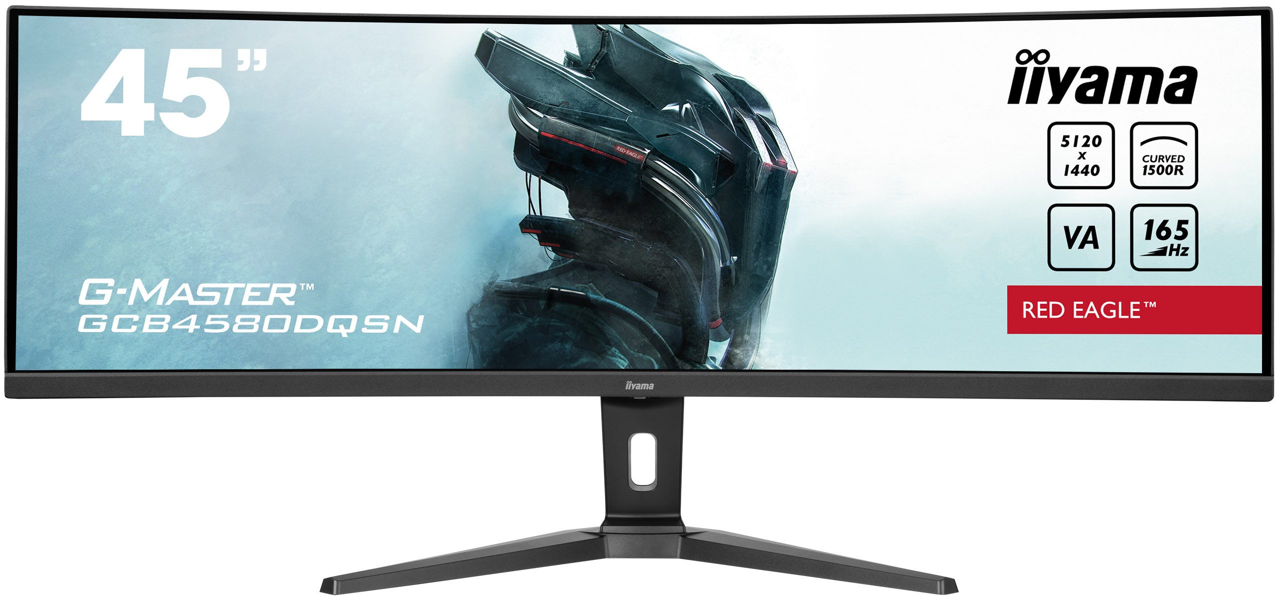 Iiyama GCB4580DQSN-B1 Gaming-Monitor (113 cm/44 ", 5120 x 1440 px, DQHD, 165 Hz, VA LED)