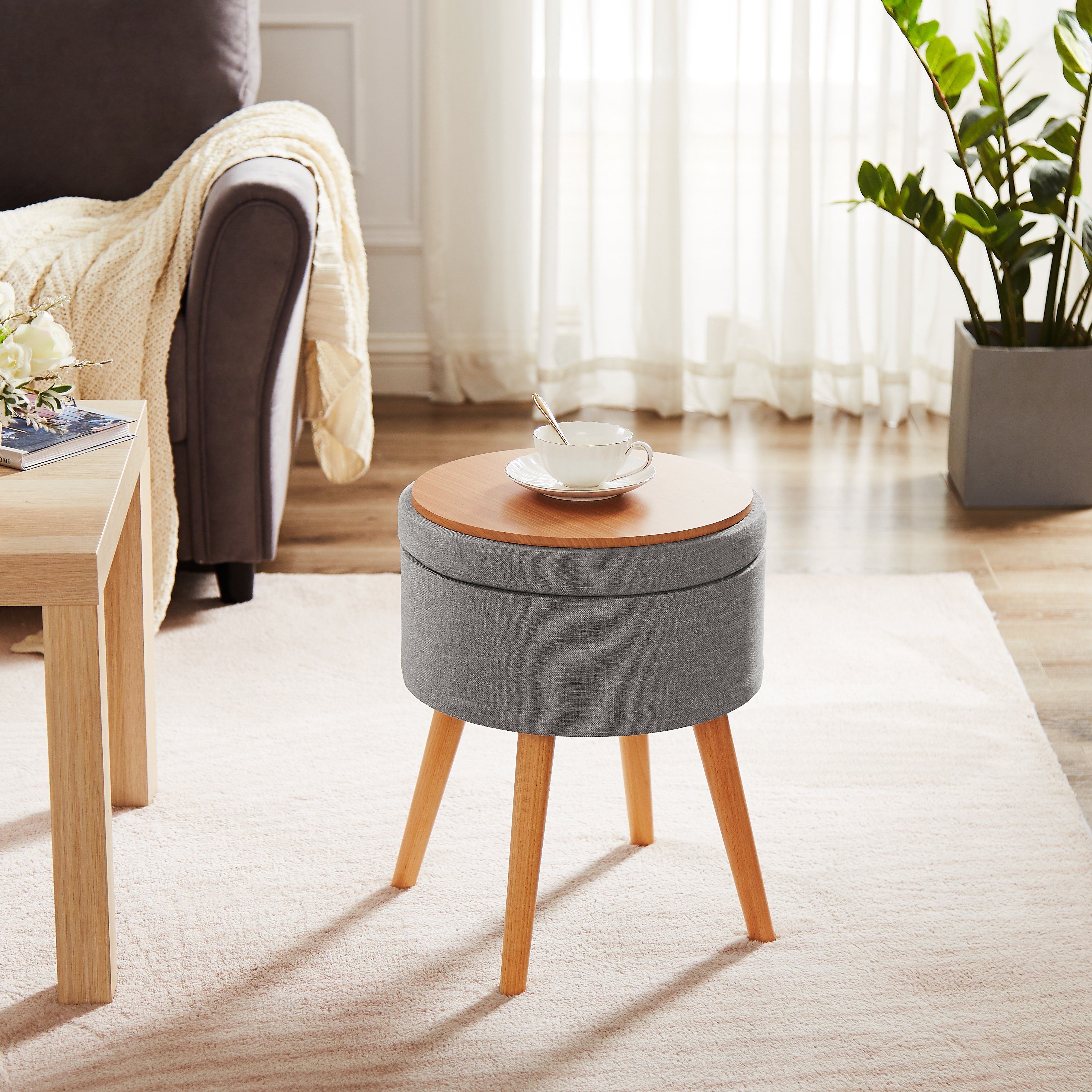Zedelmaier Hocker Sitzhocker mit Ablage, Sitztruhe, günstig online kaufen