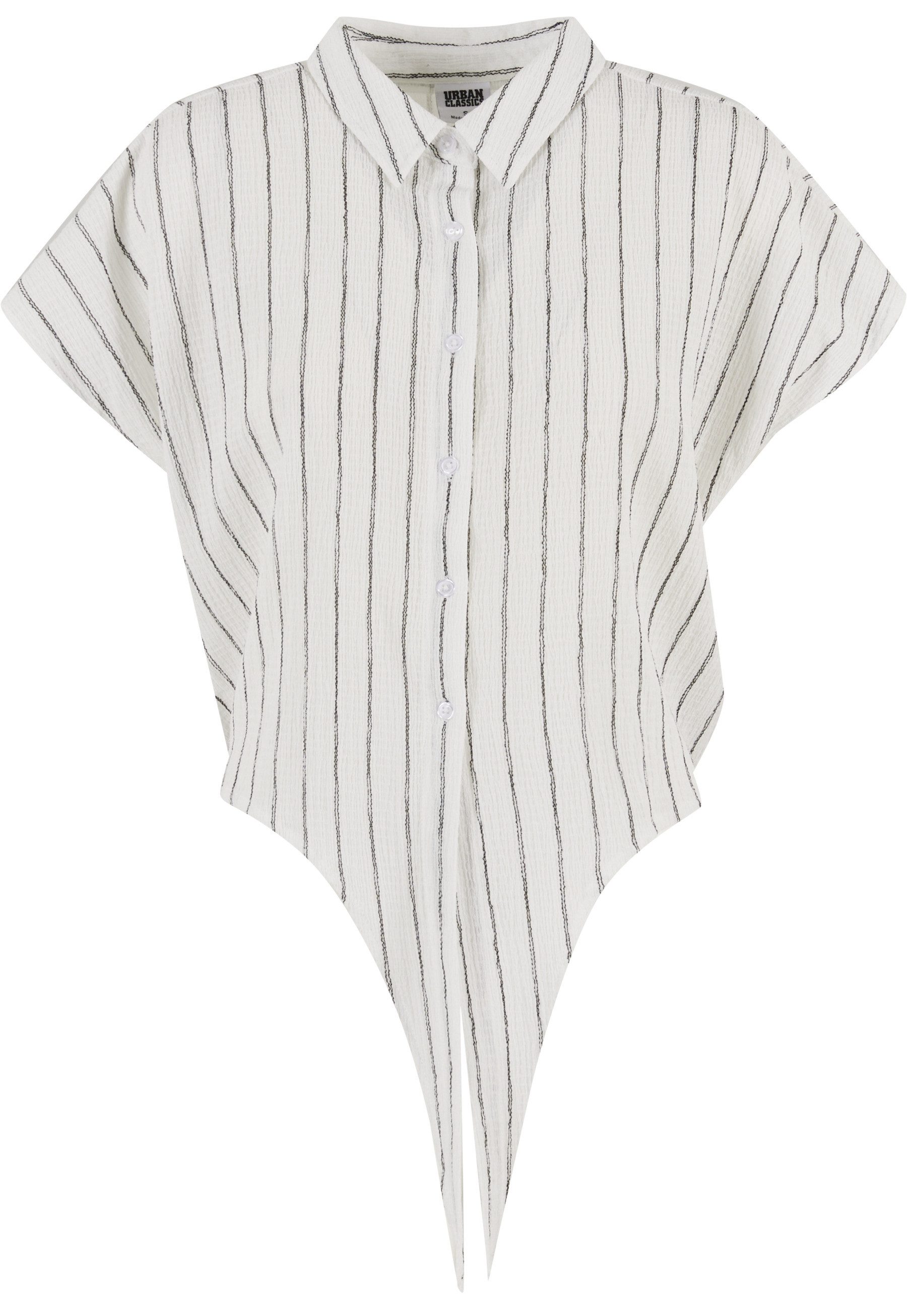 Klassische Bluse Urban Classics Ladies Structured Striped Tied Blouse