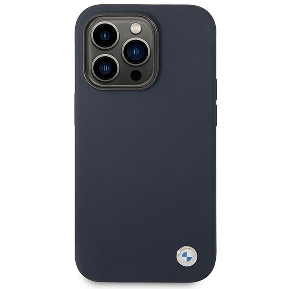 BMW Handyhülle Schutzhülle Smartphonehülle Rückschale 6,7", MagSafe, Metall-Logo, Mikrofaserfutter