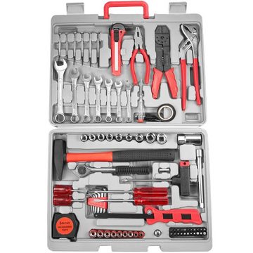 TLGREEN Handpackzange Werkzeugset, -], Werkzeugkasten-Koffer Haushaltswerkzeug-Set