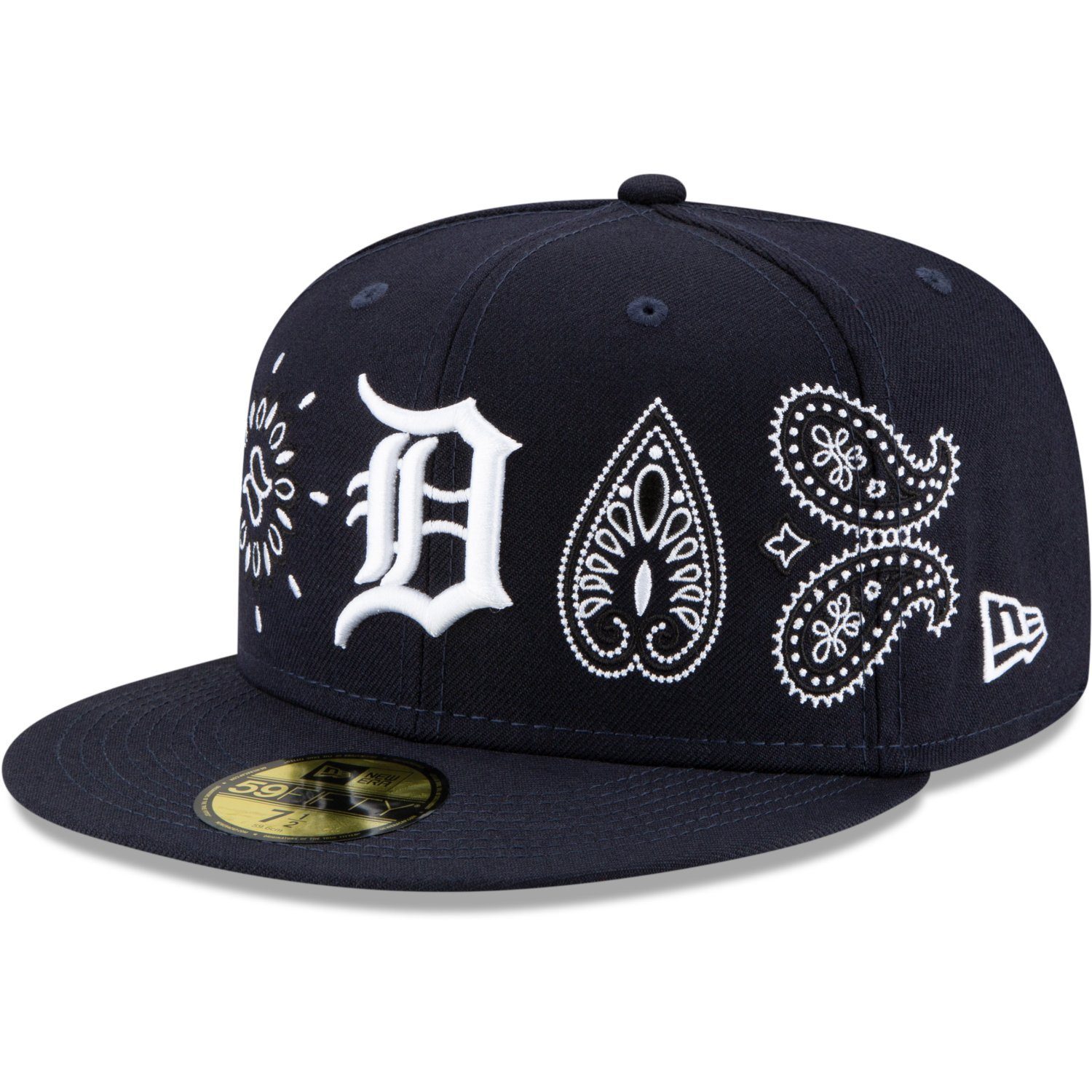 New Era Fitted Cap 59Fifty PAISLEY Detroit Tigers