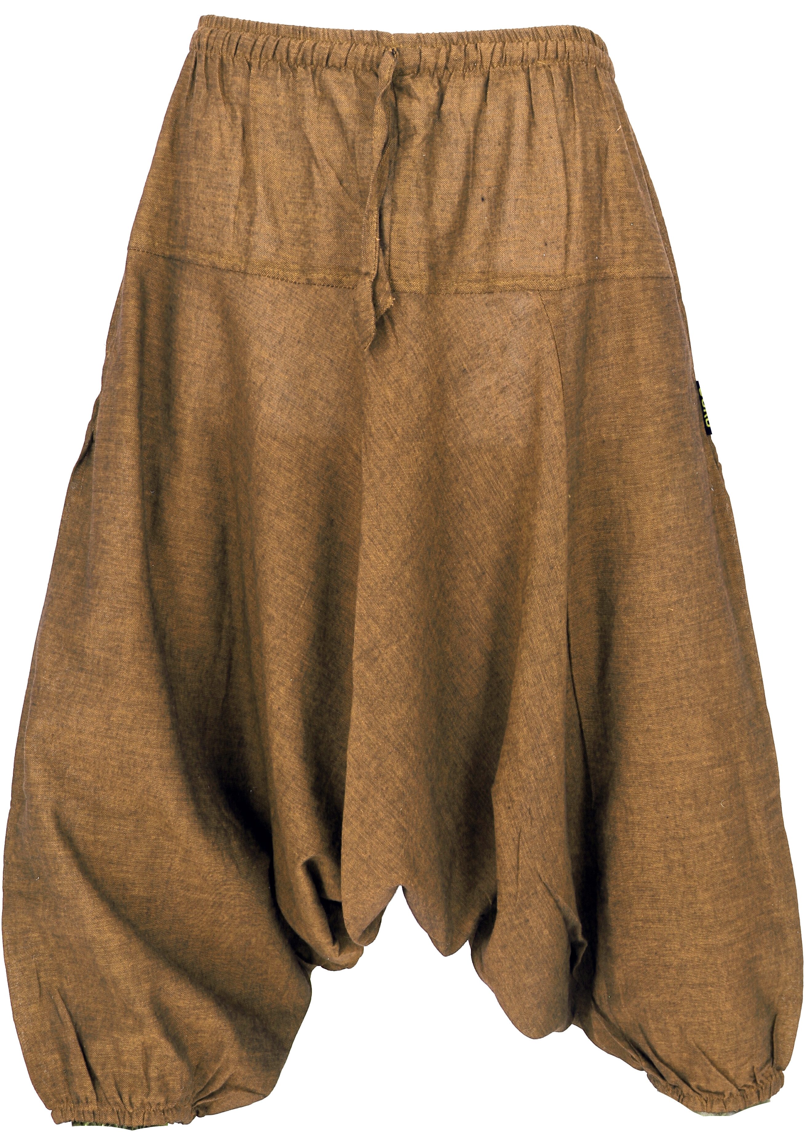 Relaxhose Aladinhose, Pluderhose, Shorts, 7/8 Länge -..