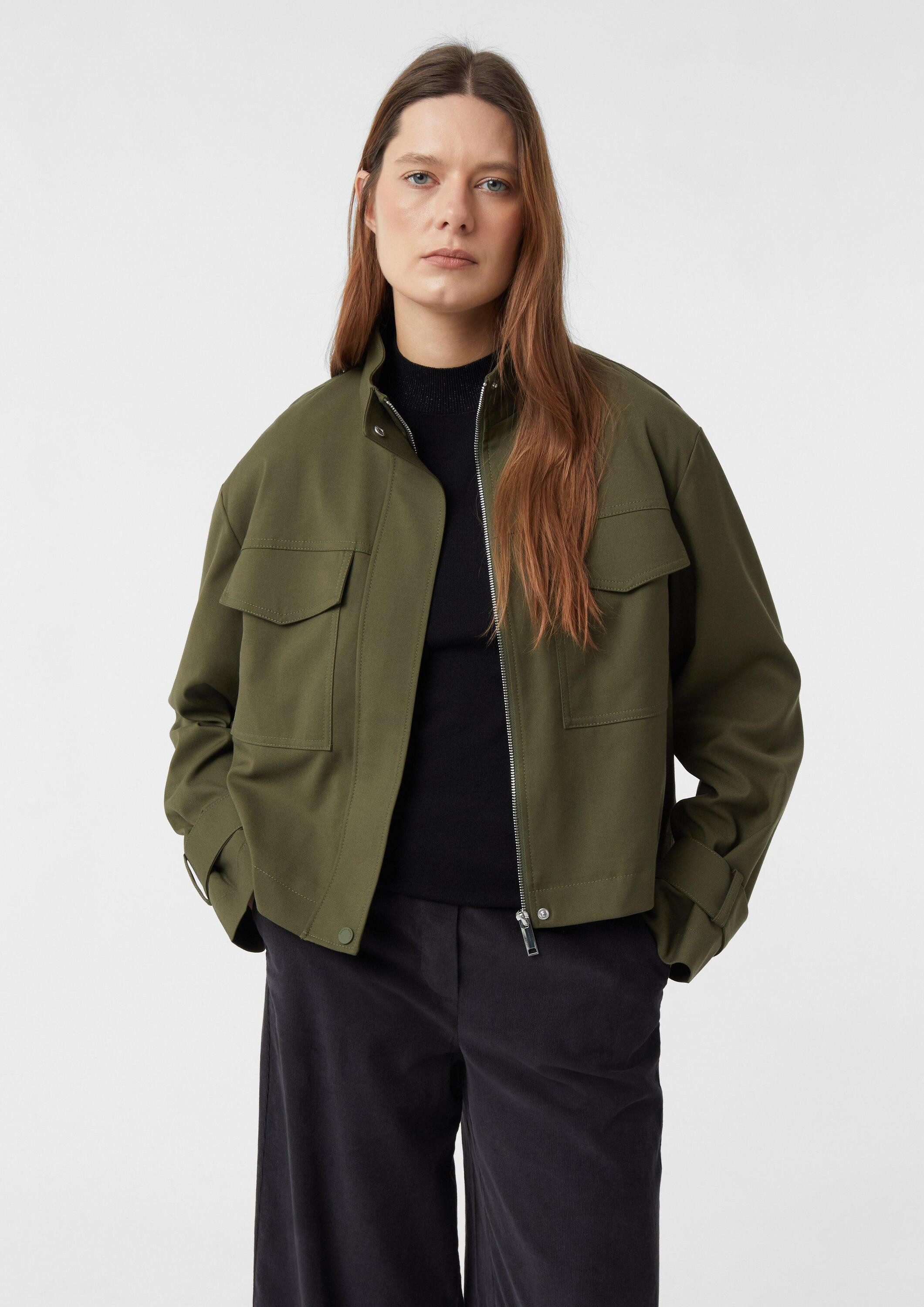 comma Funktionsjacke Indoor-Jacke Leichte Jacke im Boxy Fit