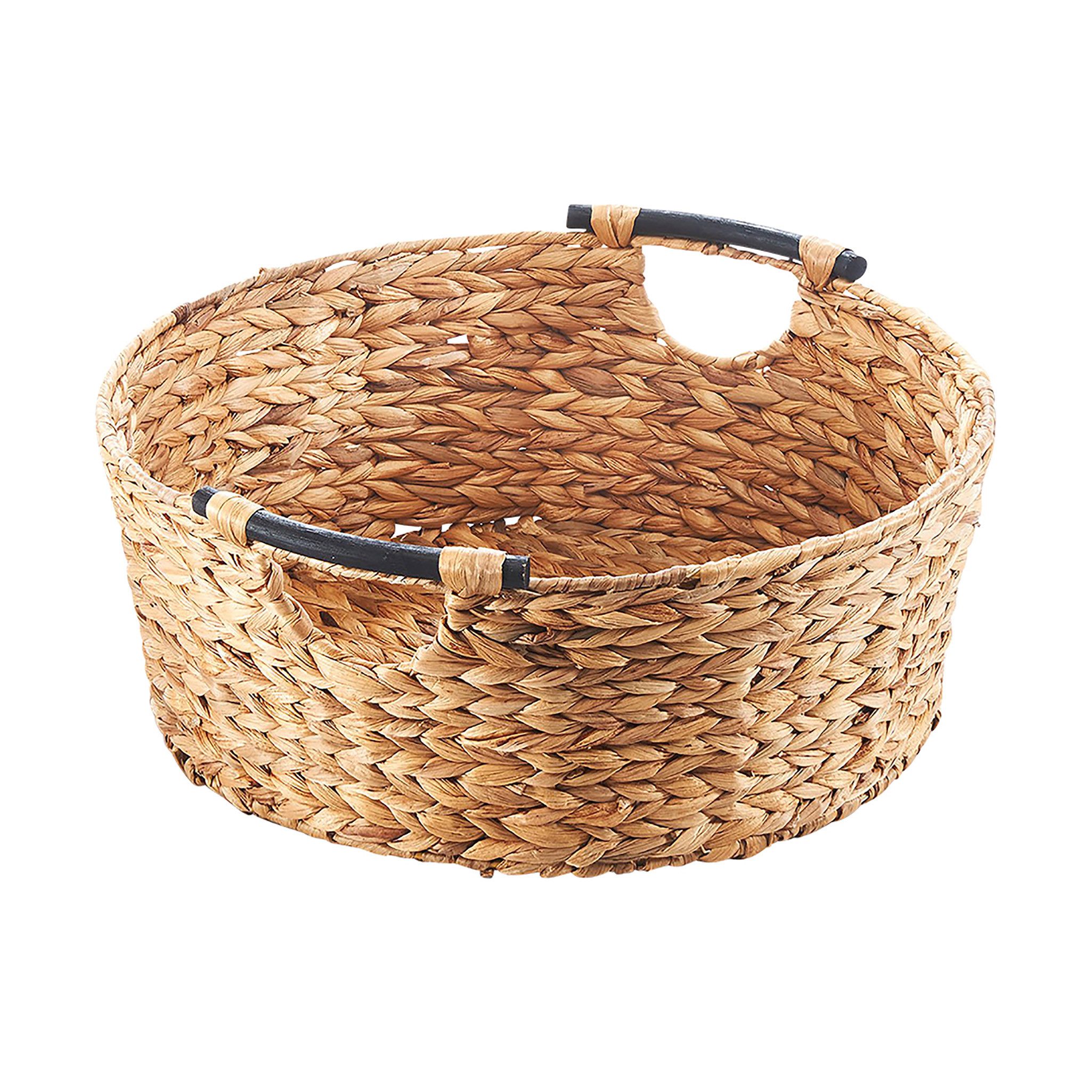 Kobolo Aufbewahrungskorb Regalkorb Korb aus Wasserhyazinthe - natur (49x20 günstig online kaufen