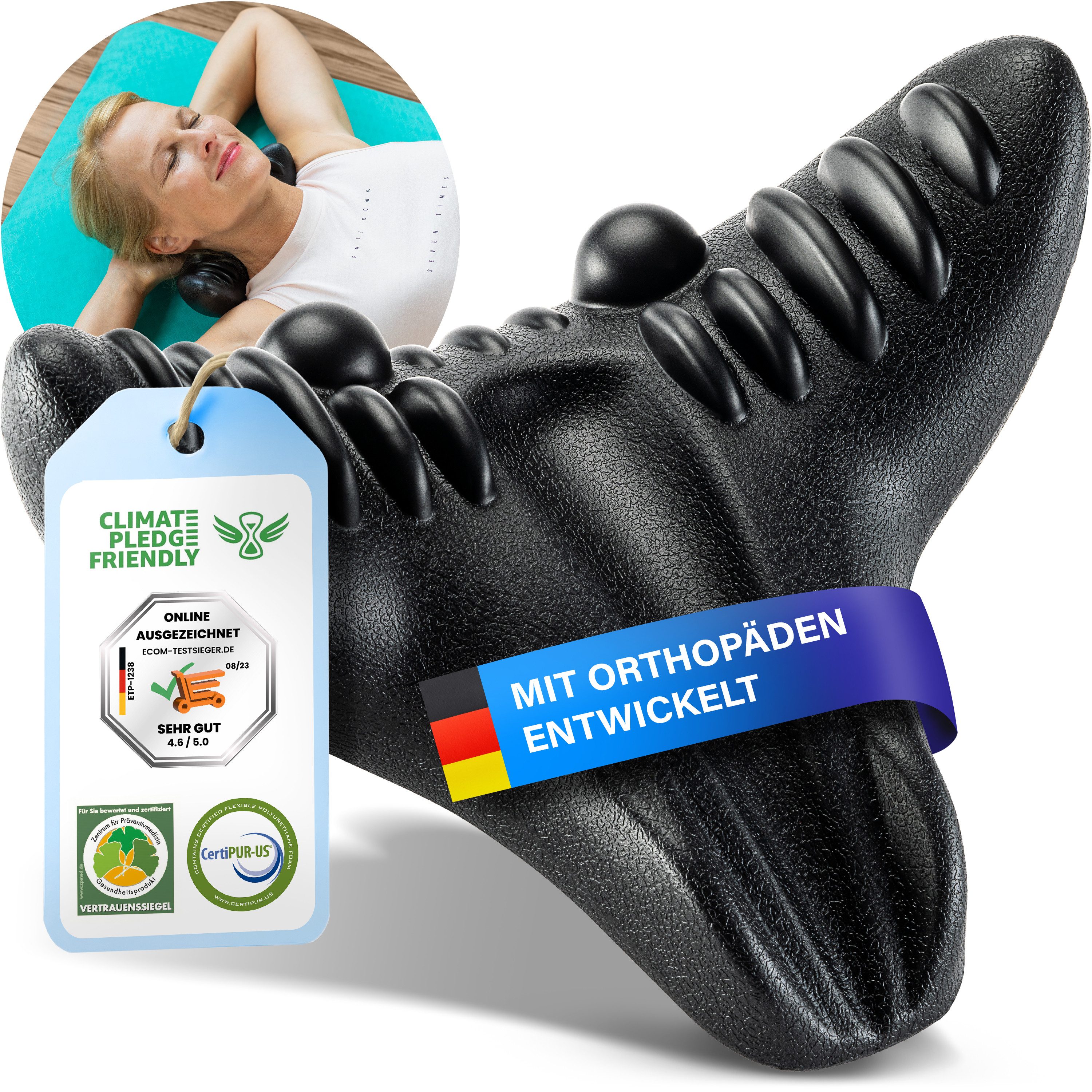 Healthfix Nacken-Massagegerät Healthfix Nackenstrecker