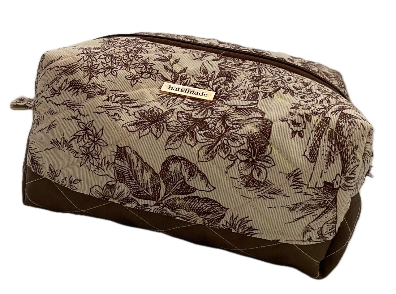 Ammerkind Kosmetiktasche Handgefertigte Kosmetiktasche (Boxie Bag) Romantik, Handarbeit aus Deutschland