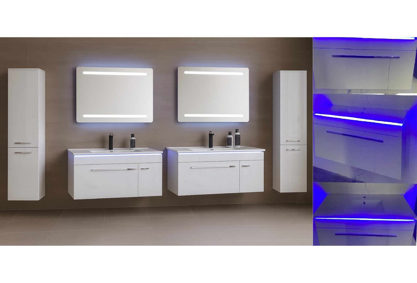 Faizee Home Badezimmer-Set Bademöbel Set